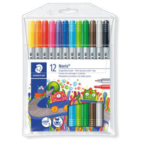 ESTUCHE CART&Oacute;N CON 24 ROTULADORES DOBLE PUNTA COLORES PASTEL STAEDTLER 3200 C24P (Espera 4 dias)